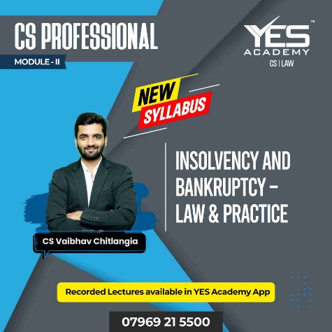 Picture of CS Professional - Insolvency and Bankruptcy – Law & Practice - New Syllabus