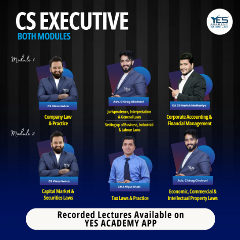 CS EXECUTIVE BOTH MODULES - NEW SYLLABUS