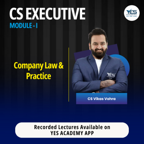 CS EXECUTIVE COMPANY LAW & PRACTICE - NEW SYLLABUS