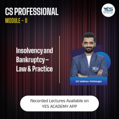 Picture of CS Professional - Insolvency and Bankruptcy – Law & Practice - New Syllabus